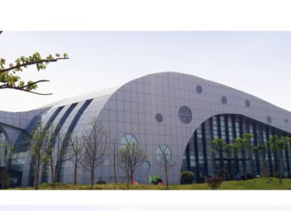 东方会议中心外景网架工程